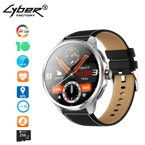 남성용 H99 안드로이드 스마트 워치 4G 네트워크 SIM 카드, 1.95 인치 AMOLED 490*490 풀 아웃 190 ° 8MP 회전 카메라 앱 다운로드 스마트워치