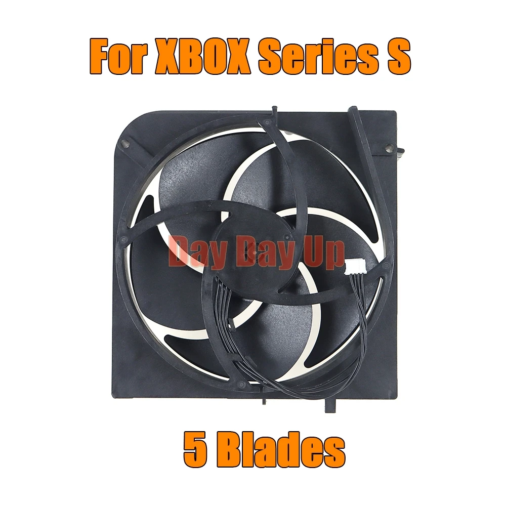 مروحة بديلة لـ xbox series x ، 5 ، 7 شفرات ، مروحة تبريد ، لون أسود ، لـ xbox series s ، 1 ريقة