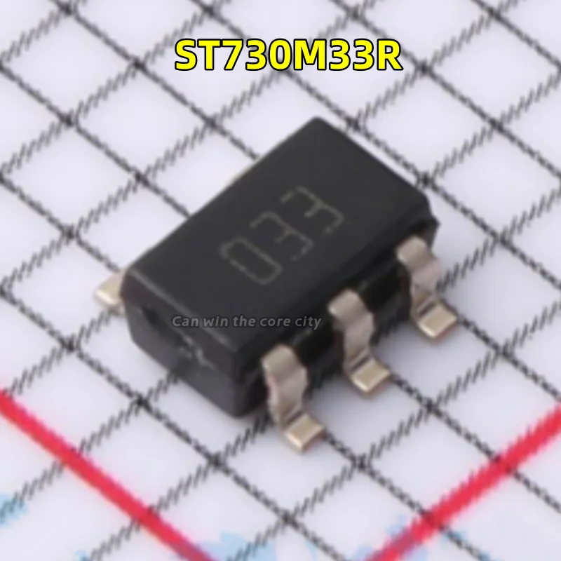 

1-100 PCS/LOT ST730M33R Screscreen 033 package: SOT-23-5 linear regulator new original genuine