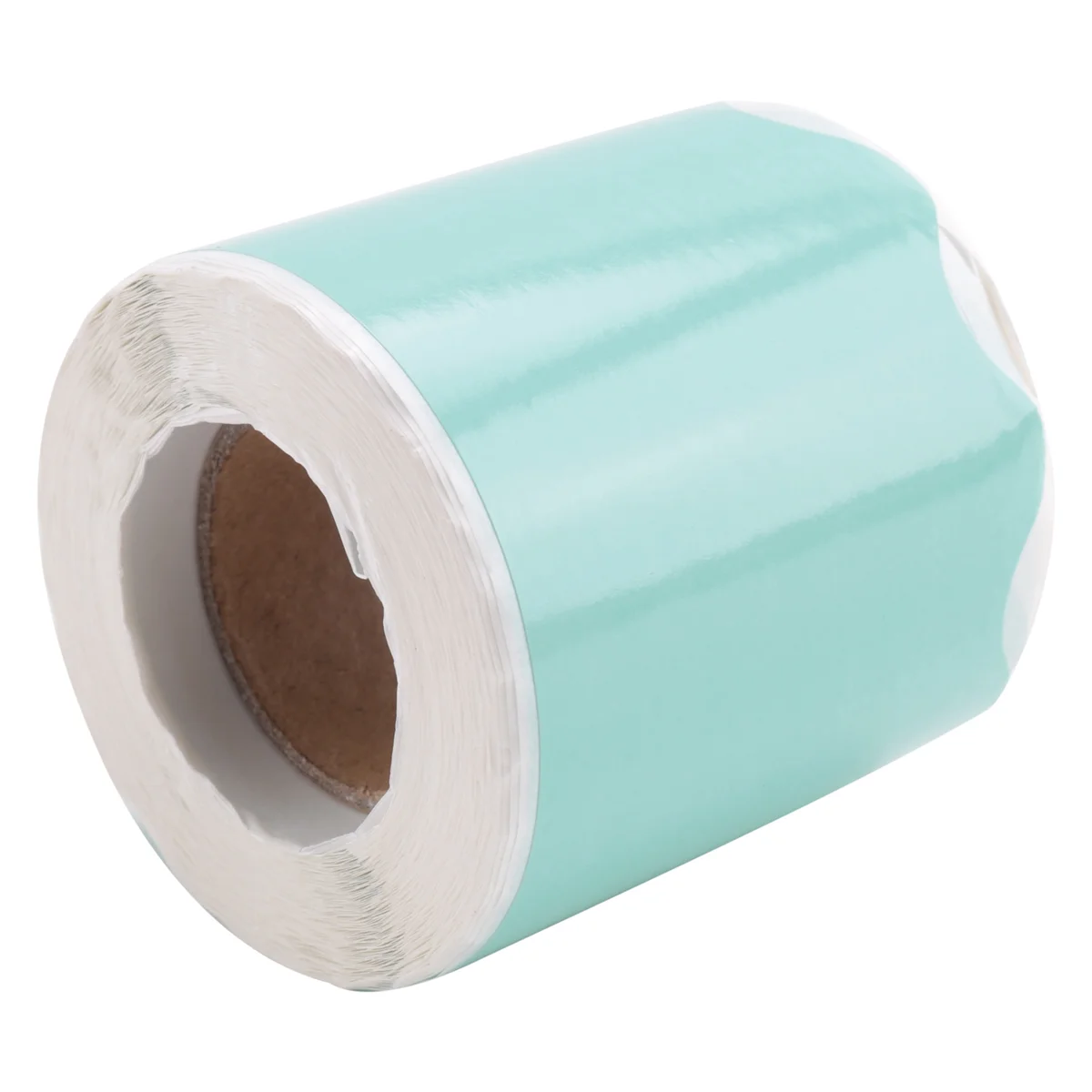 زخرفة ملصق ذات حدود ملفوفة على شكل صدفي باللون الأخضر النعناعي - 50 قدمًا - تزيين لوحات الإعلانات والجدران والمكاتب والنوافذ والأبواب