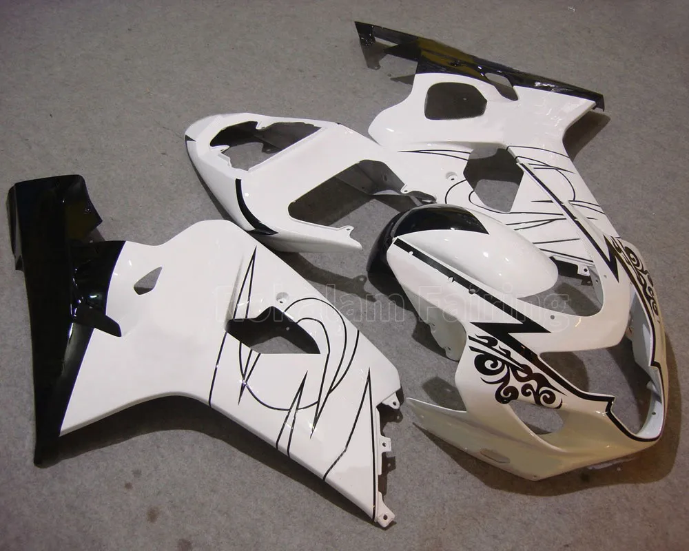 Cheap GSXR Fairings For Suzuki GSXR 600 750 GSXR 2004 2005 Sport Bike Bodywork Fairings Kit (Injection Molding)