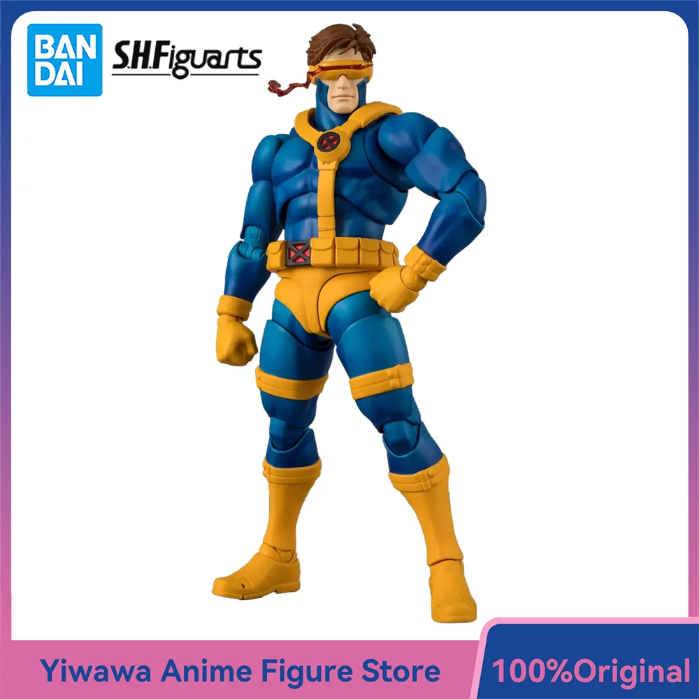 

Оригинальный новый BANDAI S.H.Figuarts X-Men Cyclops (Gamerverse) 14,5 см Коллекционная фигурка комиксов Модель Орнамент Игрушка Подарки