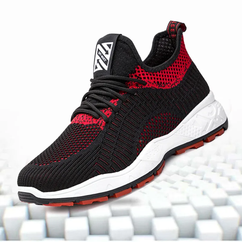 New anti-slip travel running mesh shoes vulcanized casual sports shoes trendy shoes for men