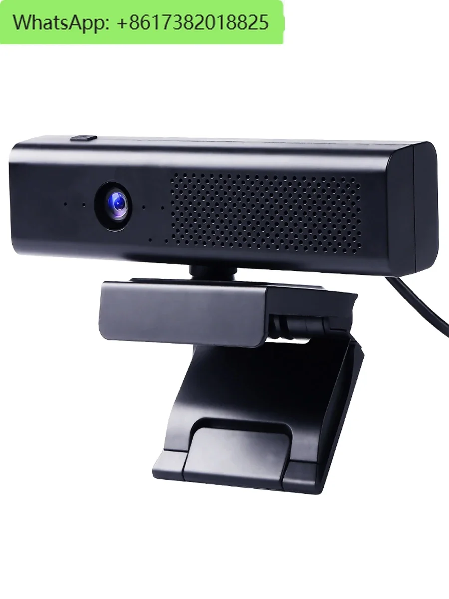 USB external desktop computer camera microphone with audio speaker integrated HD 1080P external notebook driver-free