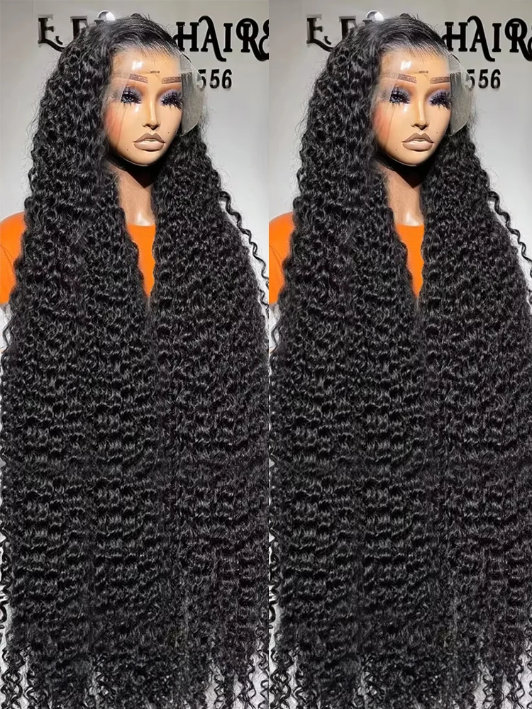 100% شعر الإنسان 13x6 HD موجة عميقة الدانتيل الباروكات الأمامية 13x4 المياه مجعد 7x5 غلويليس الدانتيل شعر مستعار أمامي 40 46 بوصة غريب إغلاق ارتداء الذهاب #1