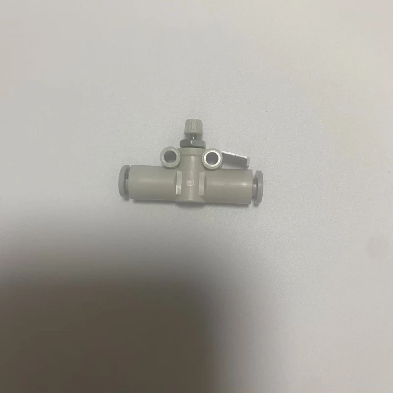 100%SMC AS1002F-04 10PCS In-line Pneumatic Flow Control Valve 4mm One-touch Fitting Air Speed Regulator for Automation Equipment