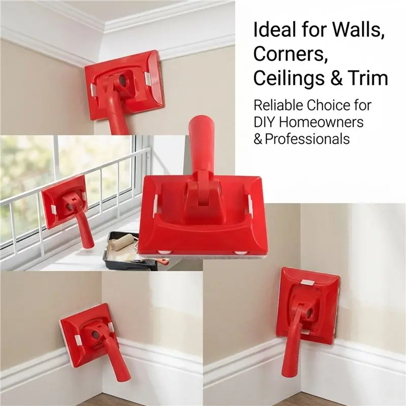 IALJ-Sponge Paint Pad Applicator Paint Edger Trimmer With 2 Pads For Walls& Corners,Adjustable Angle Design