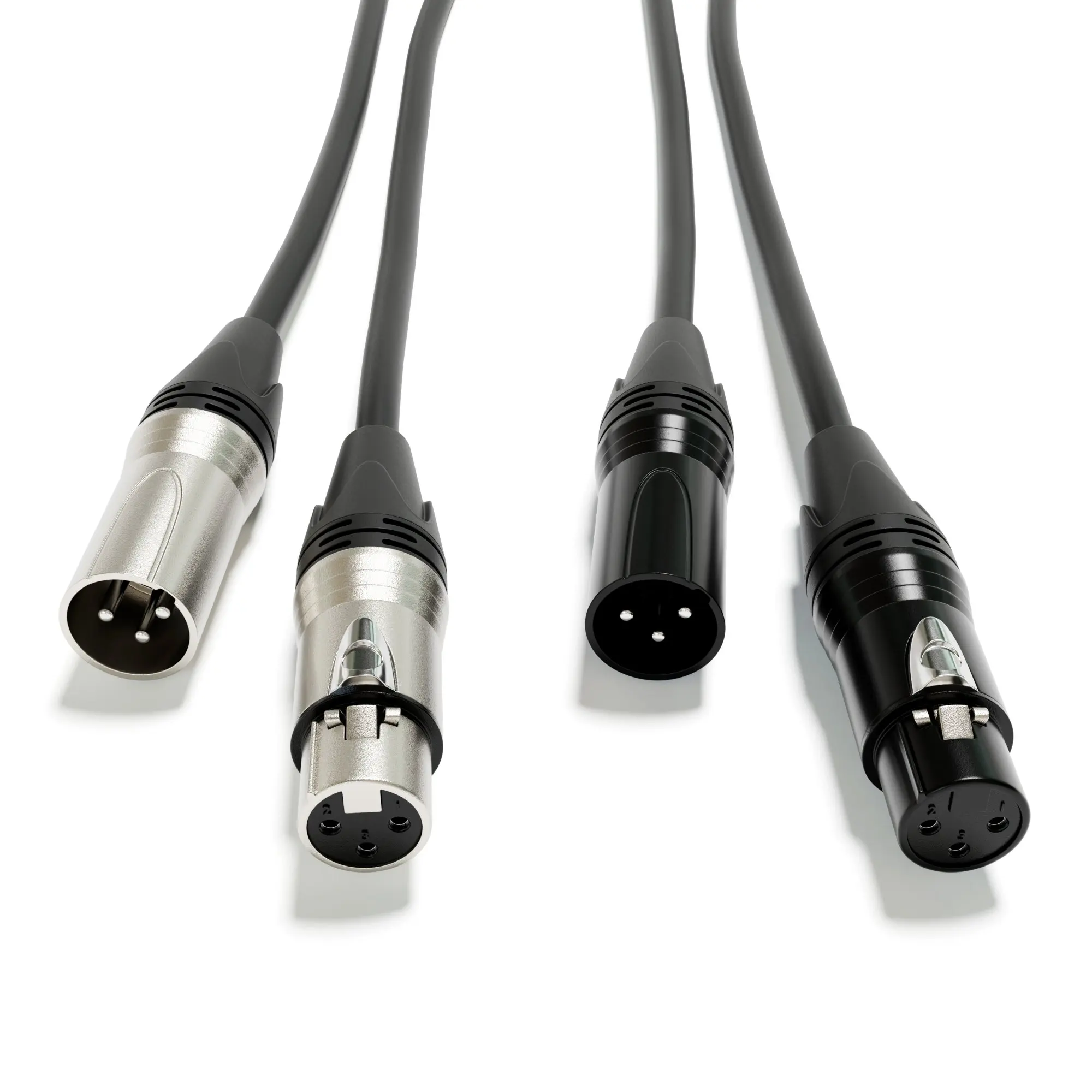 ExcelValley - XLR Extension Audio Cable  3 Pin XLR Male to Female  for Microphone Mixer Synthesizer Recording Musical Instrument