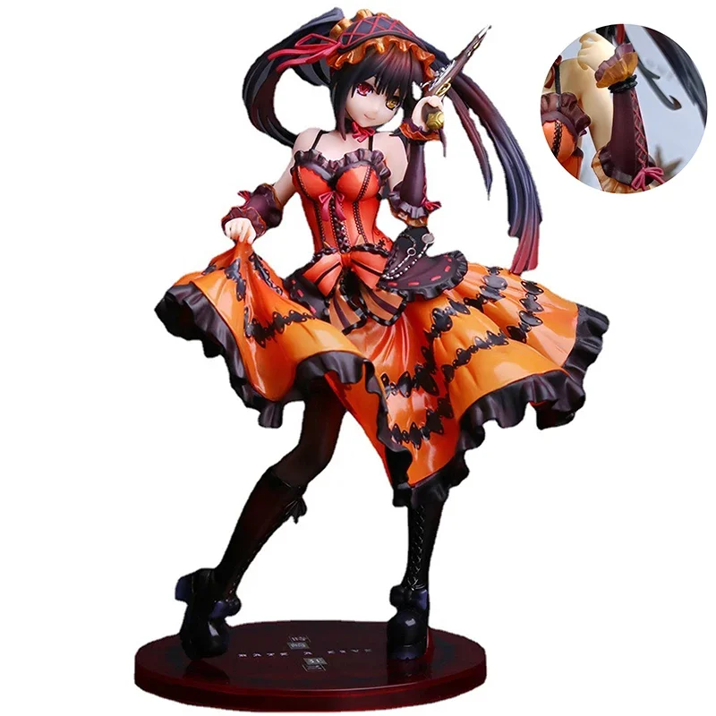 23cm PVC children's animated characters, movie characters, Date a Live, Mayuri, Jurumi, Tokisaki, action character models