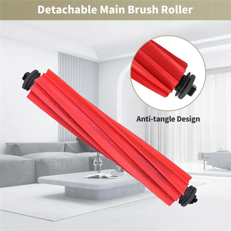 ABUS-pièces de rechange pour Roborock Q7, Kit d'accessoires pour Roborock Q7 / Q7 +/Q7 Max/Q7 Max + brosses à rouleaux pour aspirateur