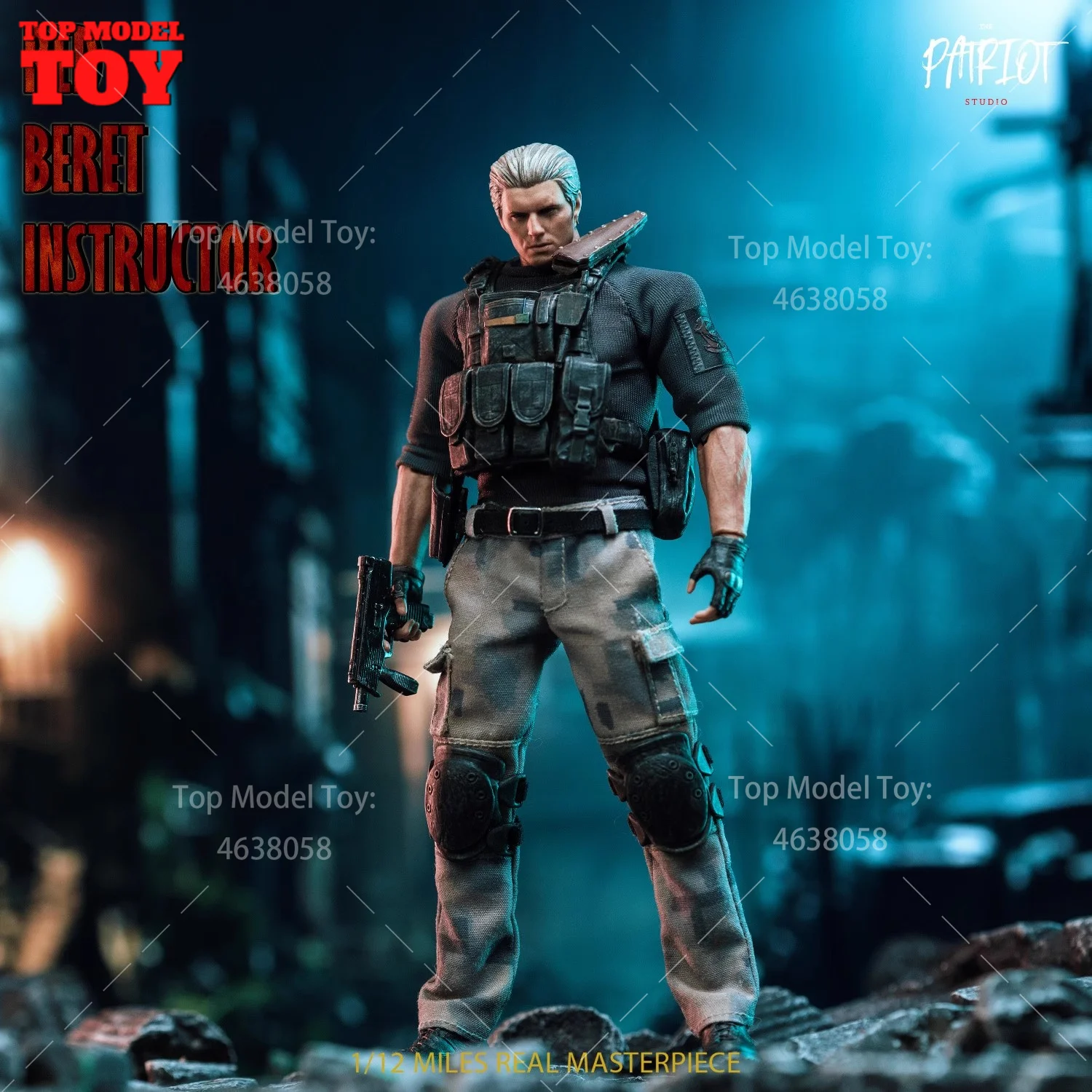 

Фигурка-модель солдата Patriot Studio 1/12, красный берет, декоративная кепка, инструктор Джек, агент-разведчик, полный комплект, 6 дюймов, мужская кукла-солдат