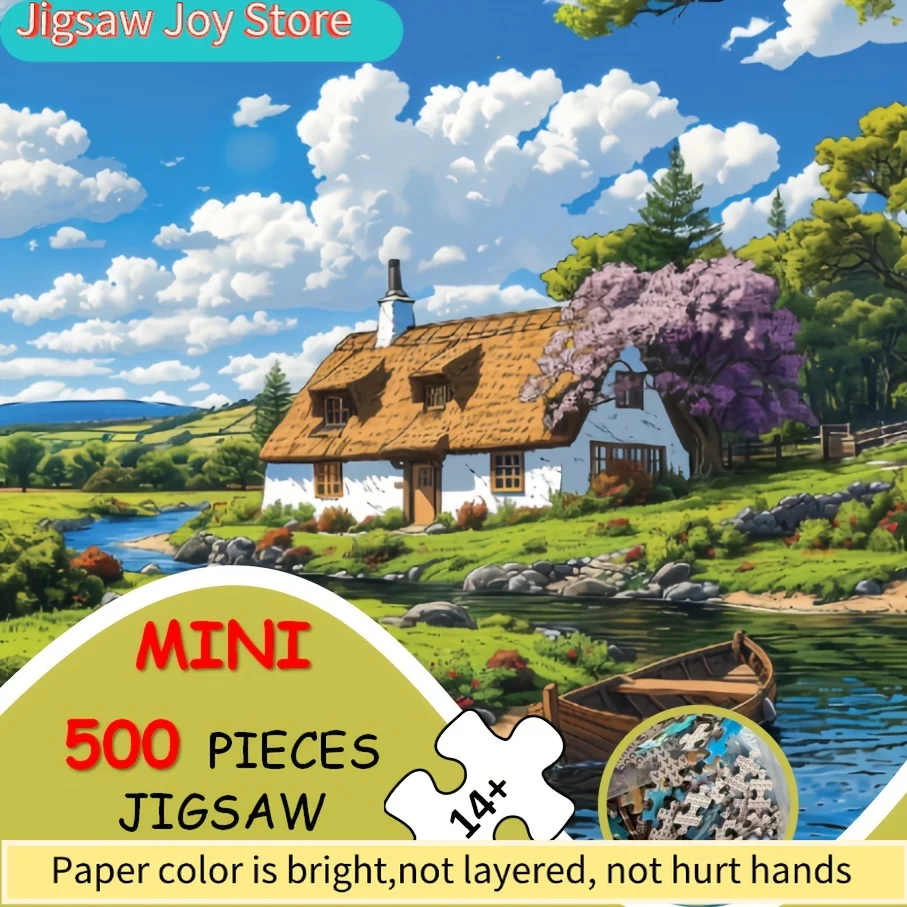 

Пазл для взрослых (1 коробка) — летняя деревенская картина, развивающая и увлекательная игра, декор для дома, настенное украшение, идеальный подарок