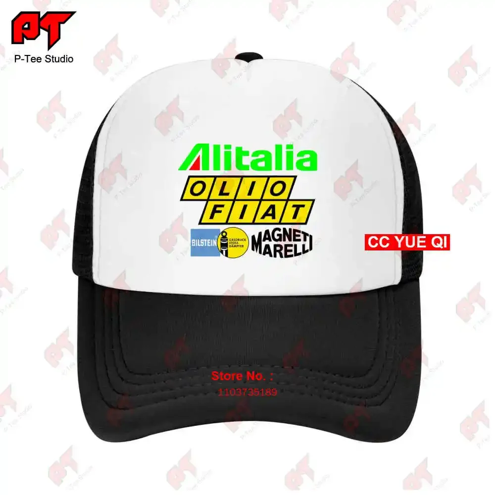 Alitalia Olio Fiat Rally Racing 131 Abarth Wrc Ritmo Baseball Caps Truck Cap 7KDB