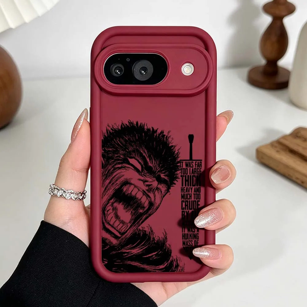Berserk Cool Phone Case For Google Pixel 10 9 8 7 9a 8a 7a Pro XL Eye Ladder Silicone Cover view 6