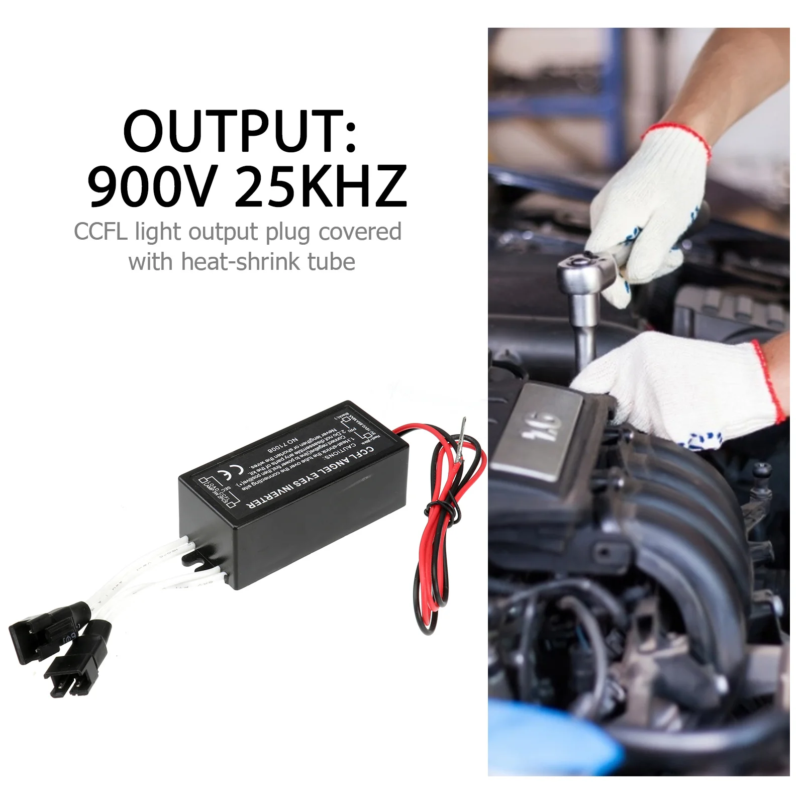 

Ccfl Inverter Driver 12V Dual Output Car Power Supply Module For Angel Eye Rings Automotive Repair Tool Inverter