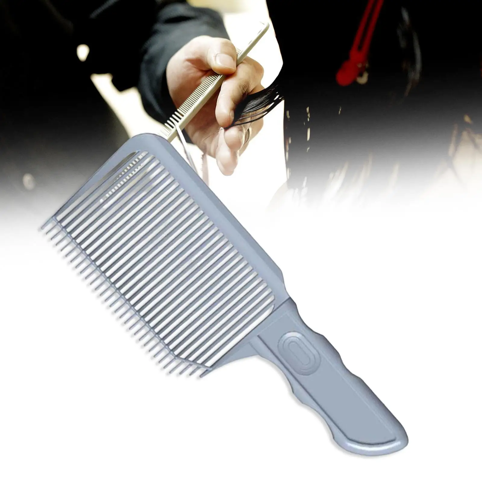 Curved Positioning Comb Blending Flat Top Comb for Stylists Hairdresser Tool