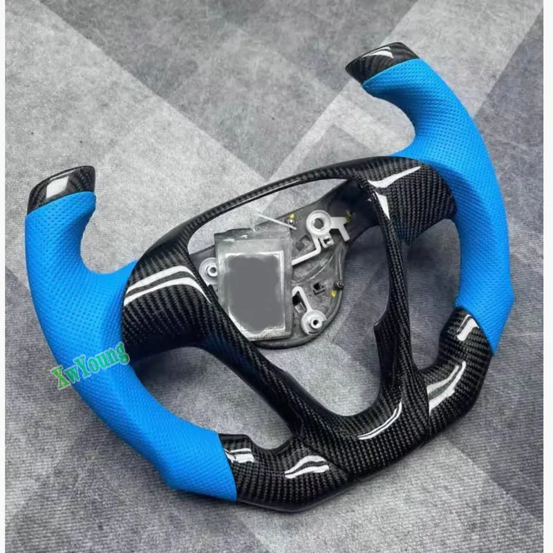 For Smart 451 453 Customized Real Carbon Fiber Car Steering Wheel