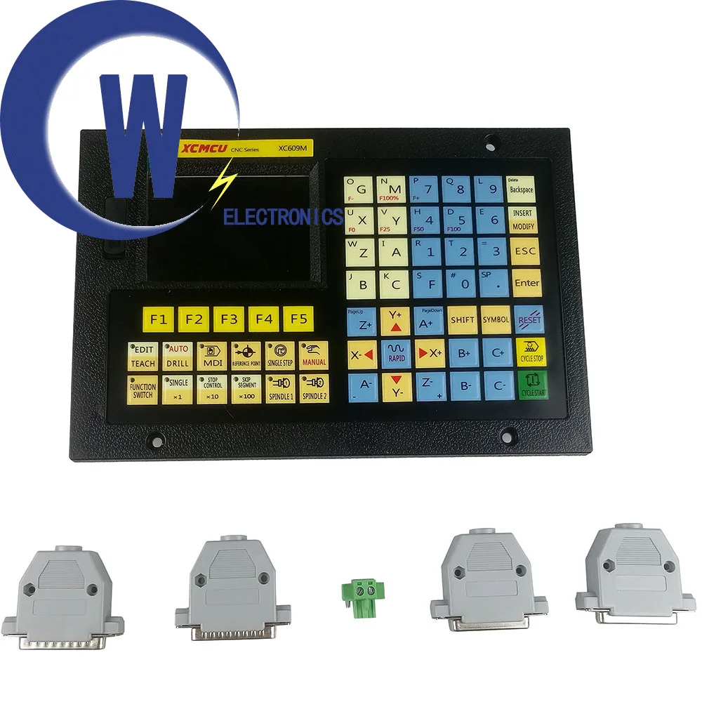 Sistema de fresado CNC, controlador sin conexión de 1-6 ejes XC609M, placa de arranque, máquina de grabado, Control combinado, p