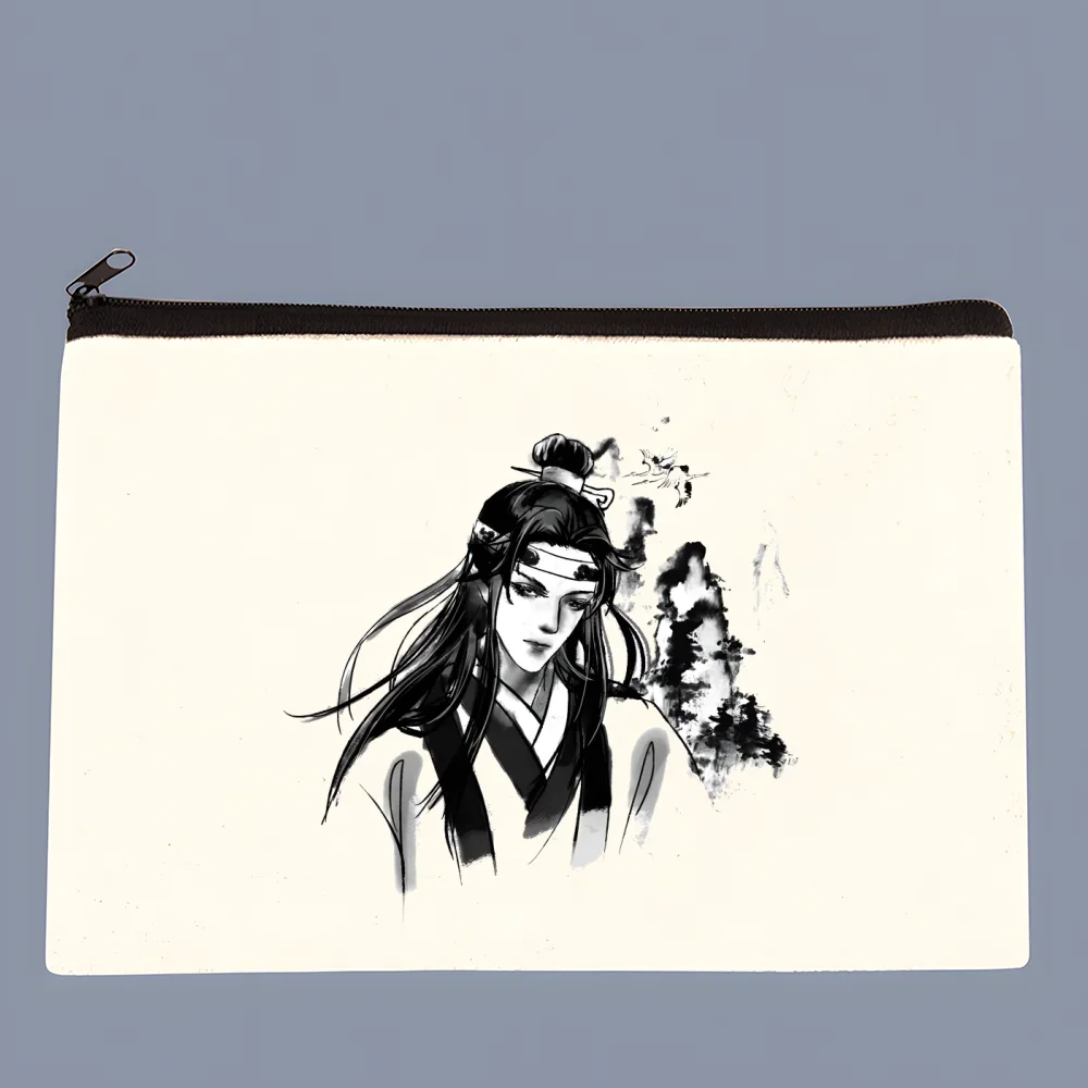 مو داو زو شي الجامح لان وانغ جي وي وو شيان قماش محفظة نسائية للعملات المعدنية مخصص محفظة نسائية للعملات المعدنية التوضيح مفتاح القماش الصغيرة البسيطة #4