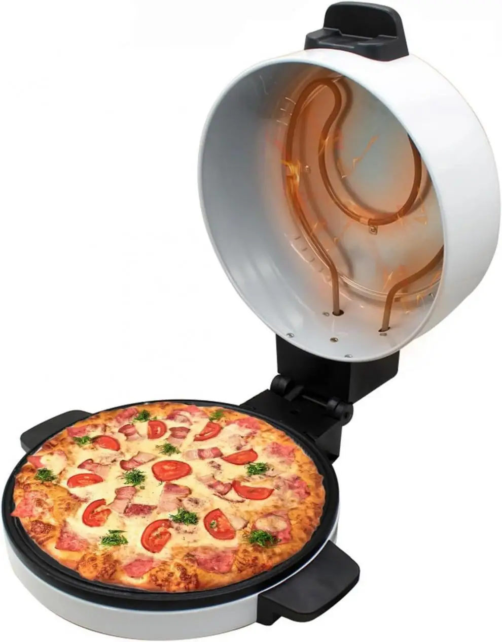 2000W High-Power Multifunctional Household Electric Oven Pizza Machine Steak Cutting Machine Can Bake Steak Bread Pizza