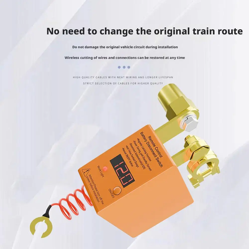 

Выключатель автомобильного аккумулятора с дистанционным управлением Автоматическое отключение питания Автомобильное удаленное отключение аккумулятора для автомобиля Truc L3W2