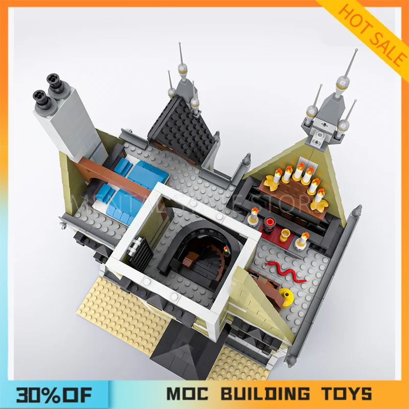 [3723 قطعة] مخصصة MOC منزل مسكون اللبنات الإبداعية مجموعة الجذعية ألعاب تعليمية البناء أطقم منمذجة هدايا عيد الميلاد