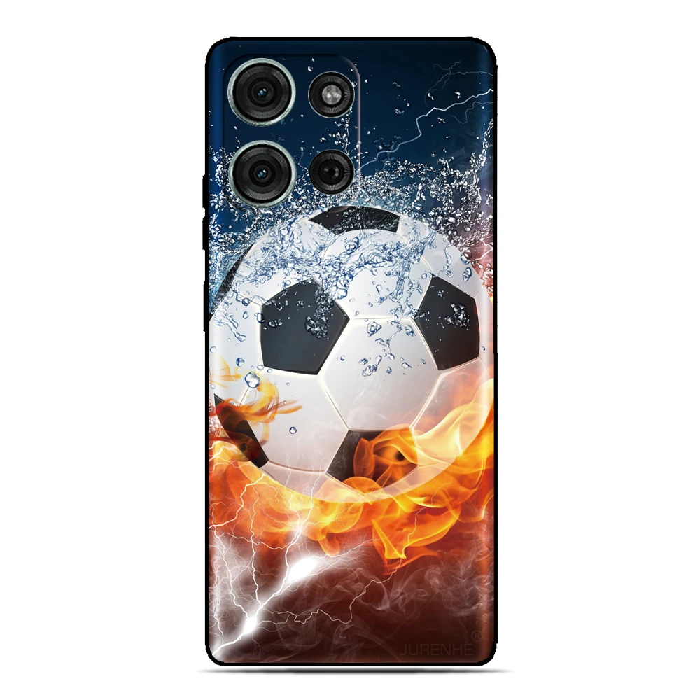Football Soccer Phone Case For Motorola Moto G87 G47 G37 G56 G86 G84 G54 G24 G06 G15 Power G04s G8 Lite One Vision Macro Cover view 4