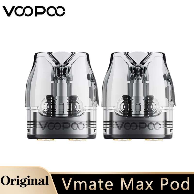 VOOPOO-خرطوشة جراب Vmate الأصلية ، مجموعة التعبئة العلوية لـ Vmate E ، V. من خلال برو ، اللانهاية ، Vmate Max ، Vmate Pro Kit ، 0.4 أوم ، 0.7 أوم