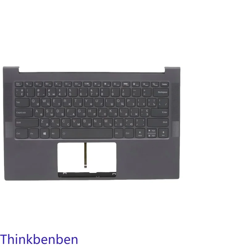 

UKR Ukrainian Grey Keyboard Upper Case Palmrest Shell Cover For Lenovo Ideapad Slim 7 14 14RE05 14IIL05 14ITL05 5CB0Z32127