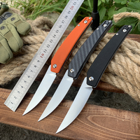 New C242 Pocket Folding Knife S30V Steel Outdoor Portable Camping Cutting Knives Lightweight EDC Hunting Knife Tool Jackknife