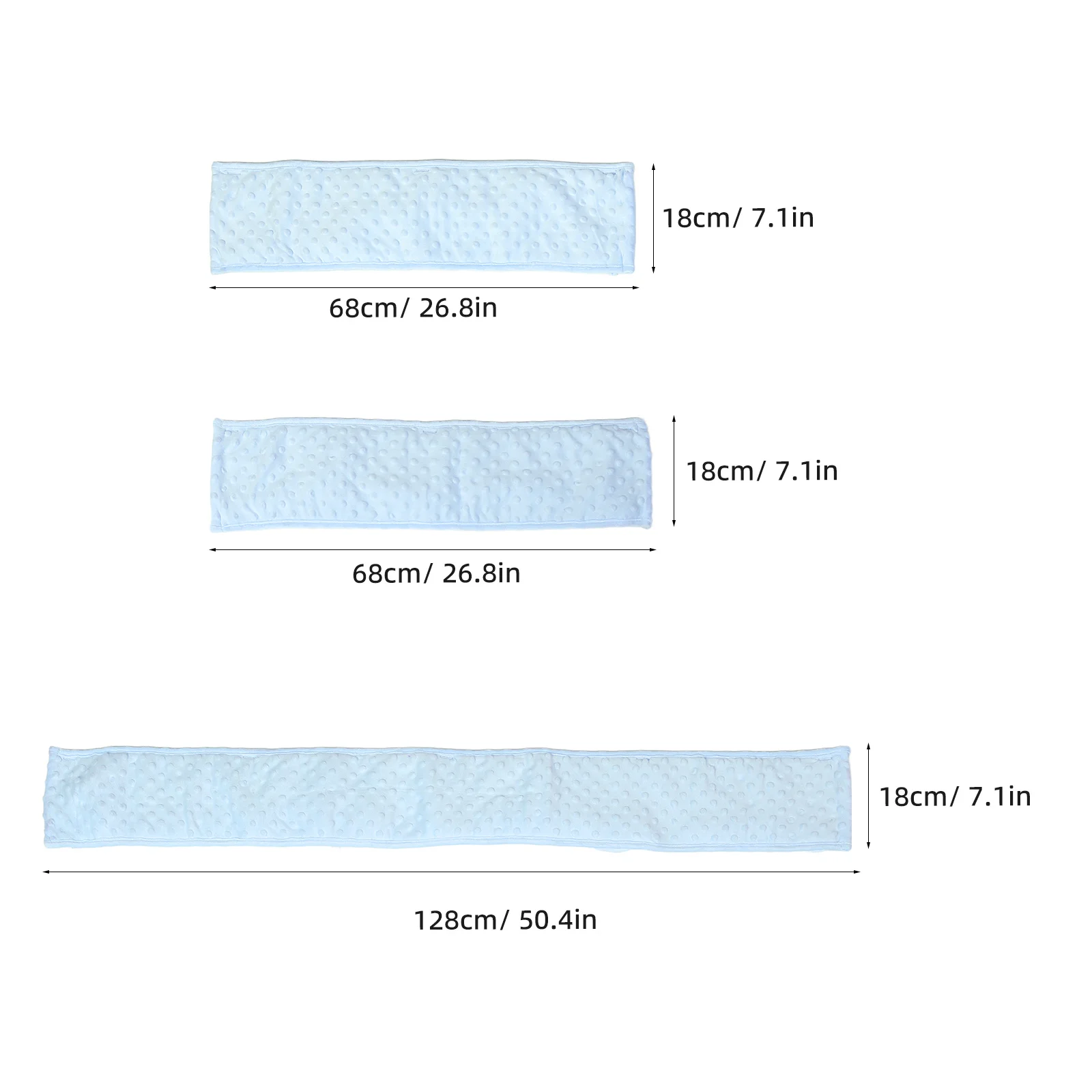 1Set Baby Guardrail Soft Anti-Collision Cotton Crib Cover Protector for Baby Bed Teething Corner Guard Sleeve