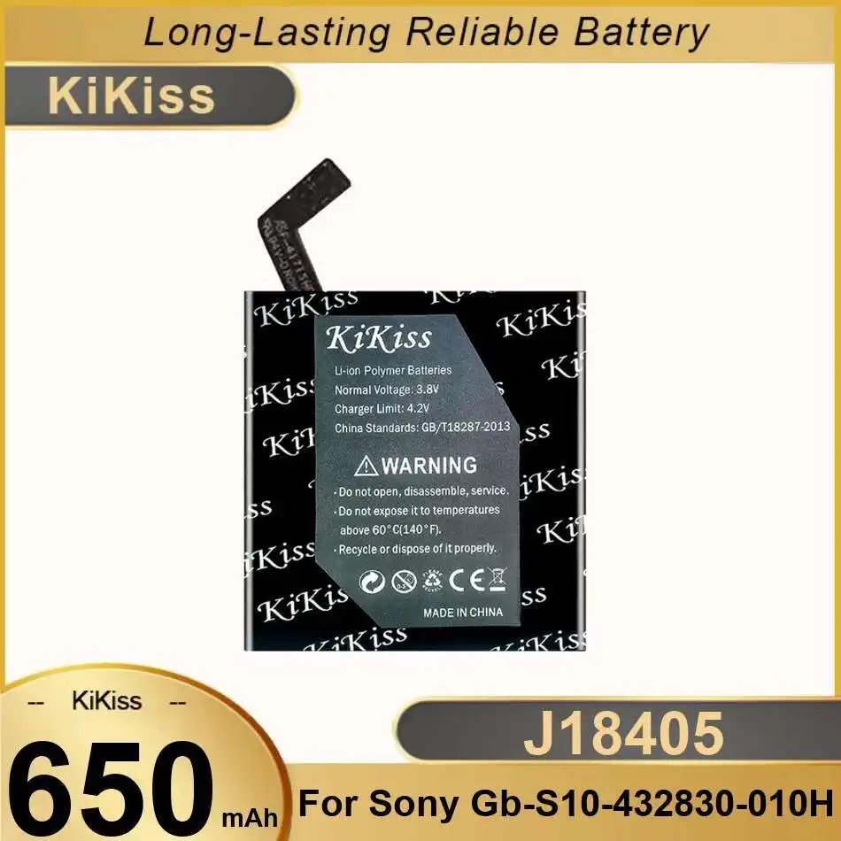 

Для умных часов Sony GB-S10-432830-010H, легкая батарея 650 мАч J18405