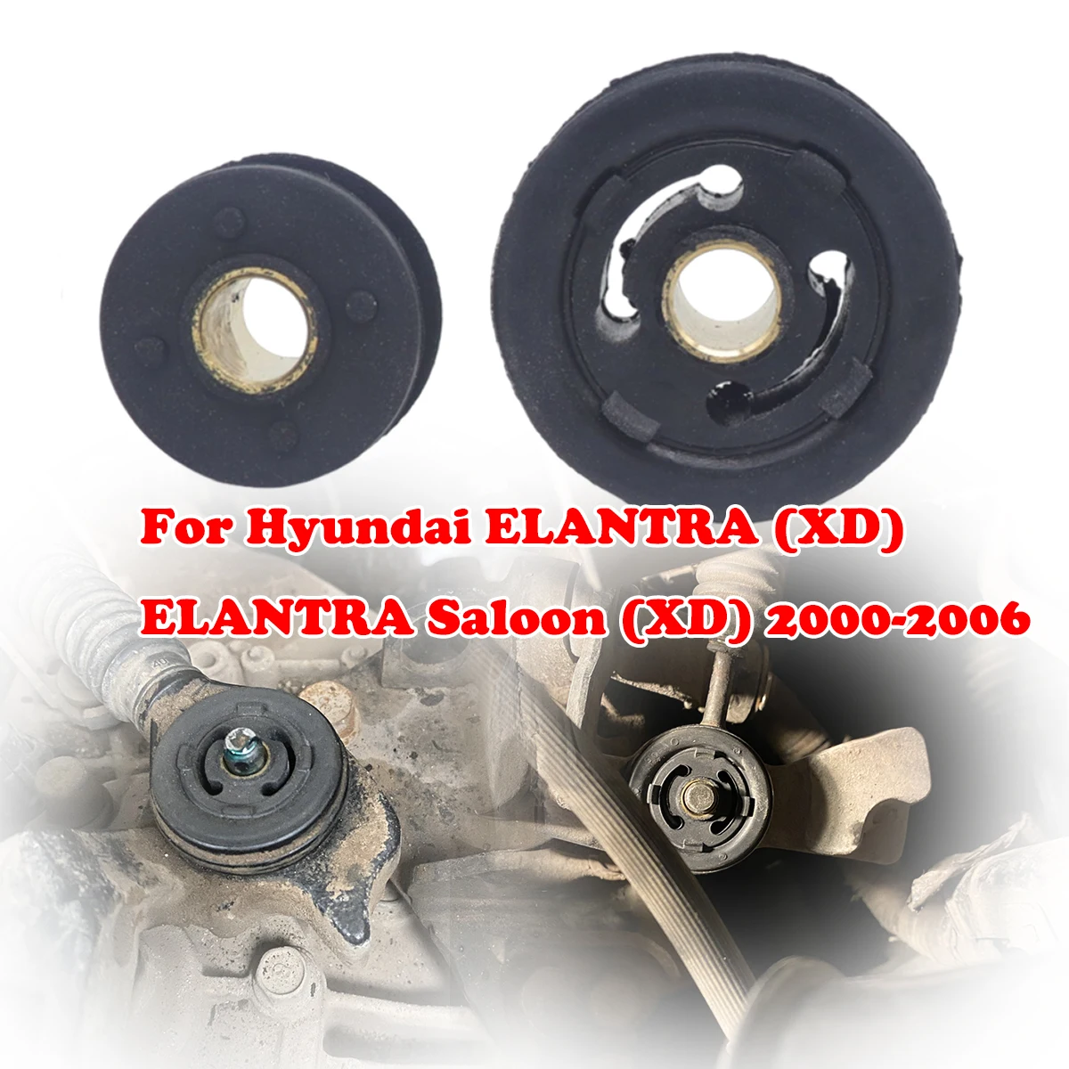 2/6PC For Hyundai ELANTRA 00-06 Manual Transmission Gear Shift Cable Linkage End Bushing Kit Washer Cotter Pin Clip Accessories