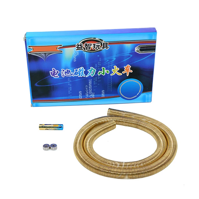 Science experiment electromagnetic Induction power train children's science and technology STEM Scientific maglev train teaching