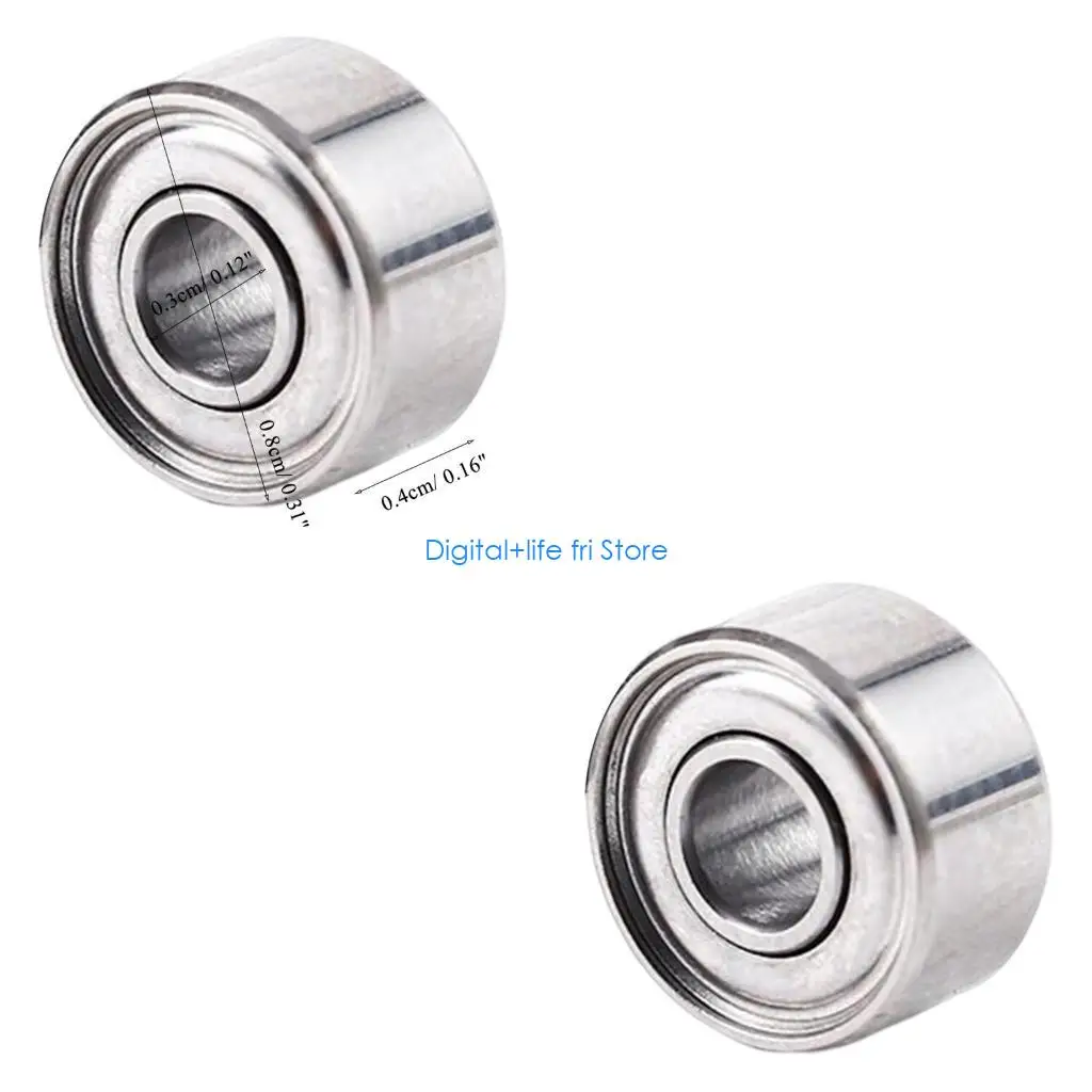 

E06D 3 мм x 8 мм x 4 мм подшипники из углеродистой стали 10 шт. 693ZZ шарикоподшипник с глубокими канавками двойной скоростной