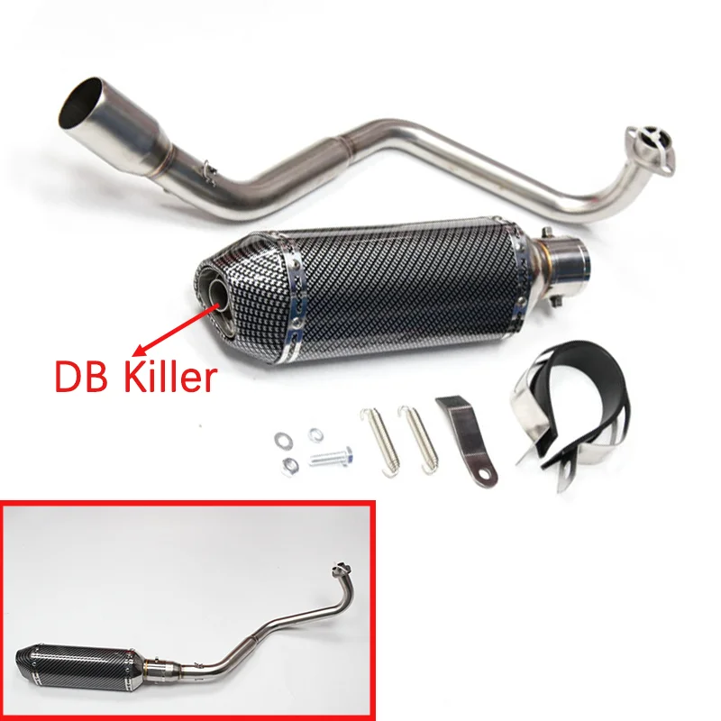 MSX125 GROM 2013-2021 Full Exhaust System Racing Header Modified Motorcycle Pipe Kit DB Killer Street Bike Accessory
