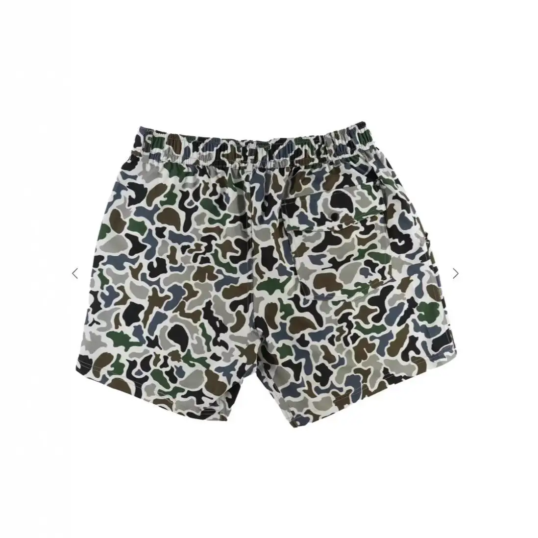 Elastic Waist Digital Print Shorts Women's Fashion Spring 2026 Pocket Pants Casual Sporty Bottoms Non-Marketing Branded