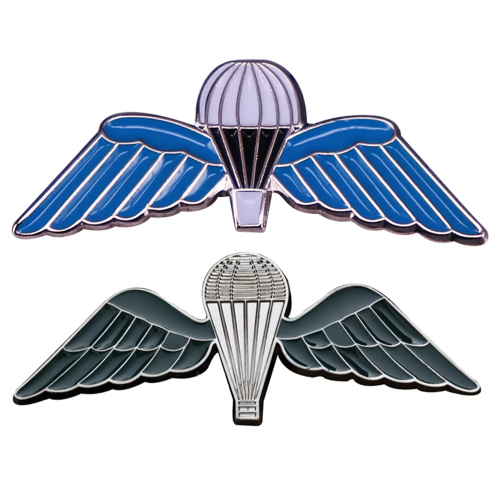 WW2 British Army Paratroop Wings Insignia Pins Badges Decoration Crafts Military Enthusiast Metal Badge