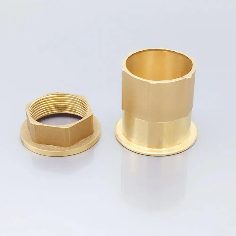 Durable Gold Brass Pipe Fitting Copper Multi Size Water Gap Fixed Fittings Fixed Hardware Accessories Hose Joint Tool