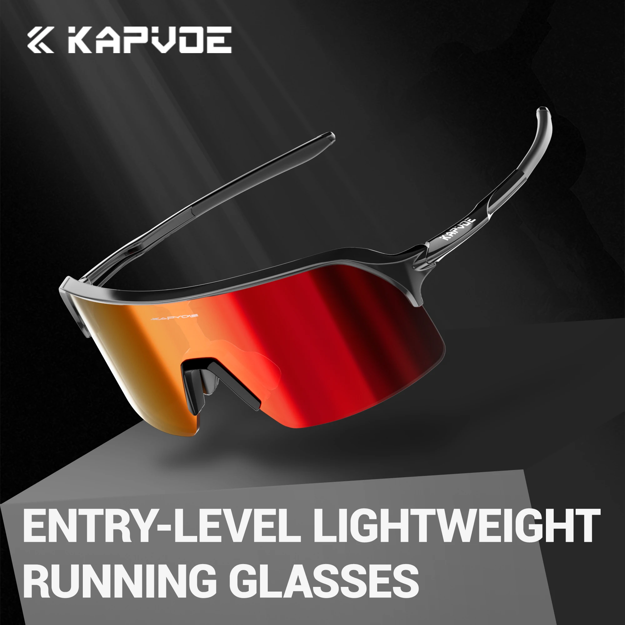 

KAPVOE New UV400 Sunglasses Men Cycling Glasses Cycling Driving Bicycle Eyewear Women Road Mountain Bike Outdoor Sport Goggles