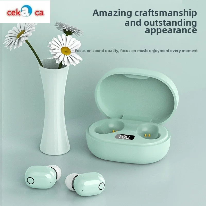 

CEKACA Earphones In Ear Stereo Wireless J15 Macaron Color