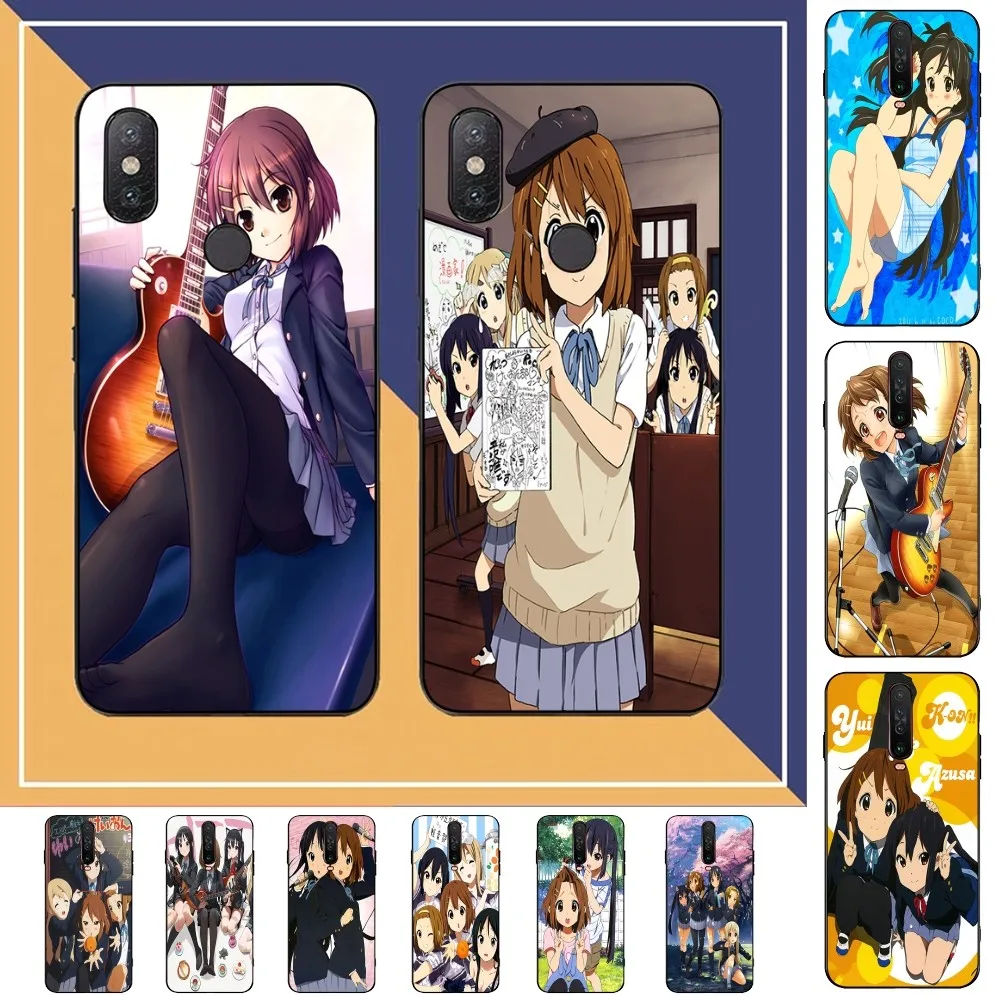 

Music K-On Phone Case For Redmi Note 4 X 5 A 6 7 8 T 9 9S 10 11 11S 11Epro Poco M3 pro