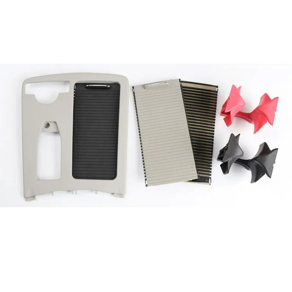 Central Console Drink Cup Holder Cover Shutter Outer Frame Cover For Mercedes Benz W204 C C180 C200 C220 E W207 W212 E260 E300 - view 2