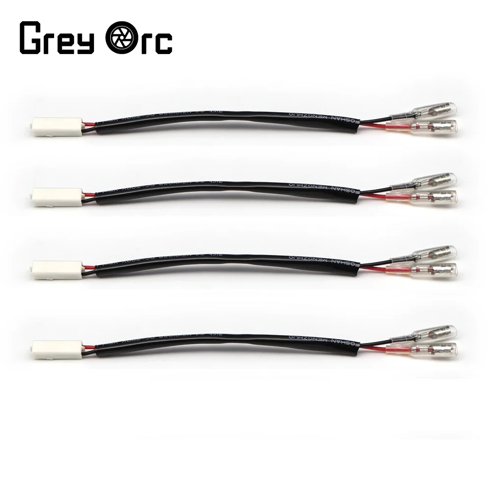 2pcs Oem Turn Signal Wiring Harness Connectors Adapter Plug For Kawasaki Z125 Z250 Z300 Z650 Z900 Z1000 Ninja Zx Zr Zx6r 650 view 5
