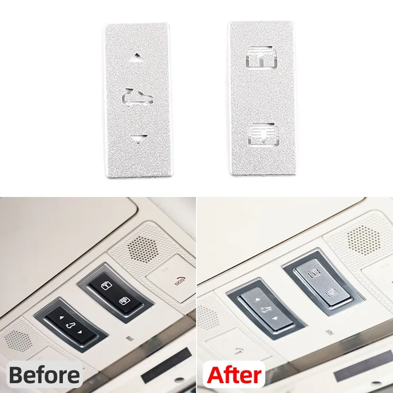 ABS فتحة سقف التبديل غطاء أزرار الكسوة ل 2020 2021 2022 2023 لاند روفر المدافع اكسسوارات السيارات #6