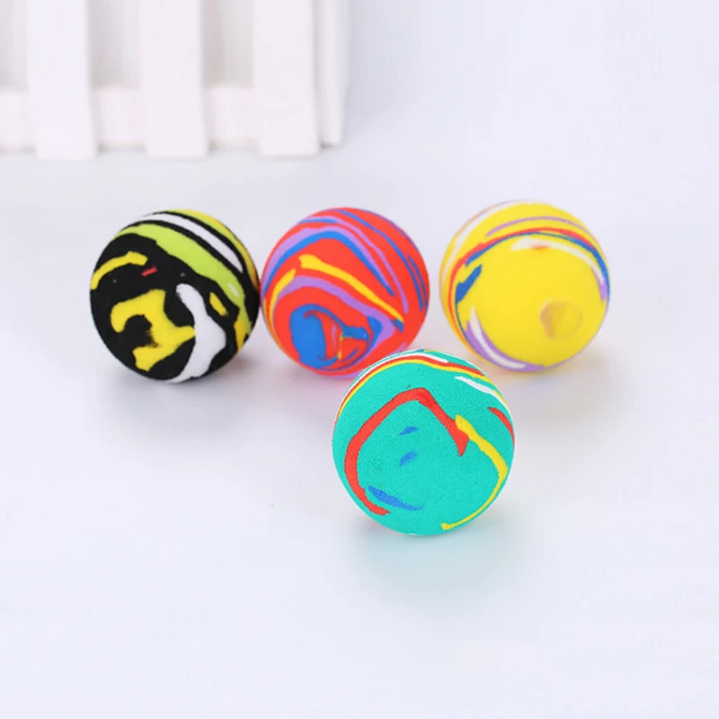 1/2/3/4/5pcs Cat Toy Ball Toys For Cats Foam Multicolor Balls Pet Toy Interactive Training Toys Pet Cat Supplies Cat Accessories