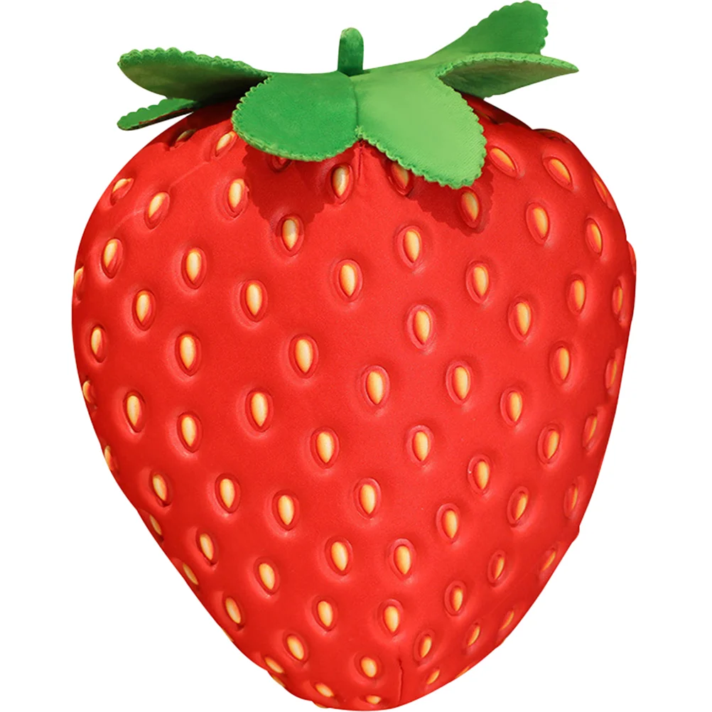 Fruit Stuffed Toy Plush Cartoon Throw Pillow Strawberry Decorative Couch Strawberries