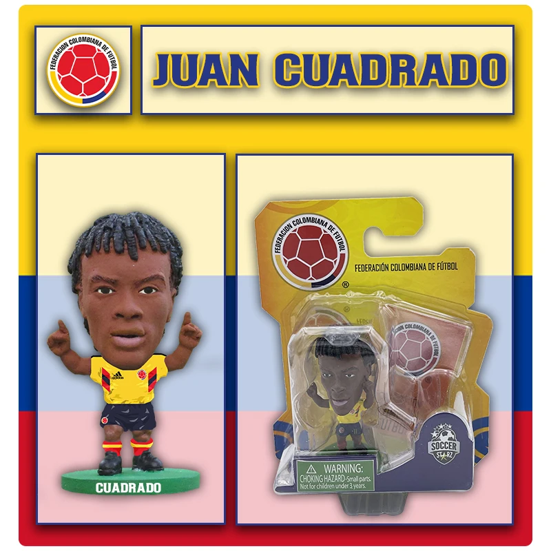 Official Colombia National Team Footballer’ 5cm Figures SoccerStarz model Gift