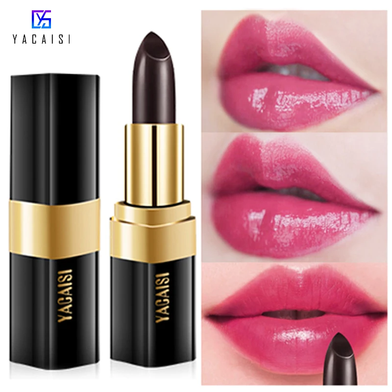 Color Changing Lip Balm Fruit Extract Nutritious Yellow Lipstick Waterproof Lips Makeup Moisturizer Cosmetics Lipbalm Pen Stick