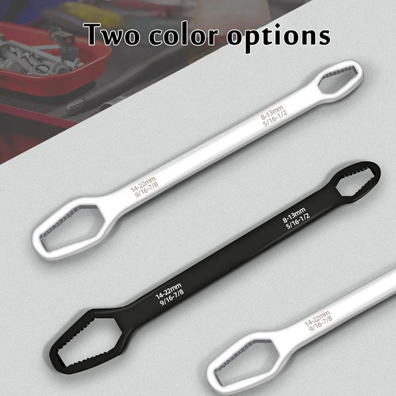 

Многофункциональный сливовый ключ, универсальная самозатягивающаяся регулируемая отвертка с двойной головкой, 8-22/24 мм, ключ для домашнего использования